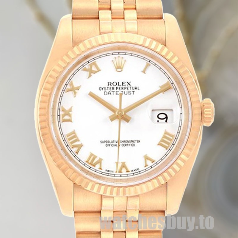 Rolex Datejust 116238 36mm Men's Gold-tone Watch